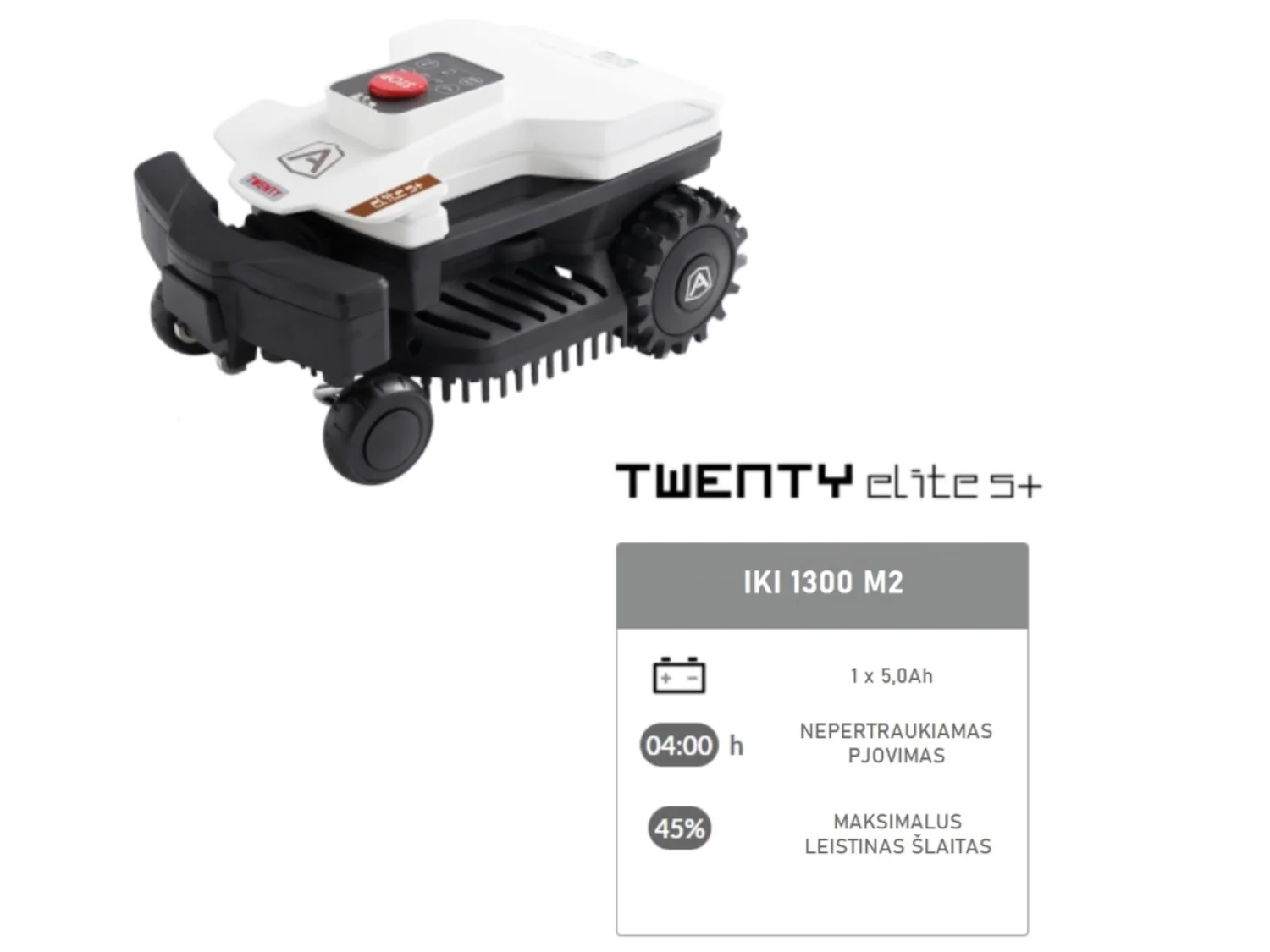 Vejos pjovimo robotas Ambrogio TWENTY Elite S+ - Image 2