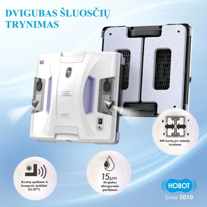Langų valymo robotas Hobot S6 Pro - Image 2
