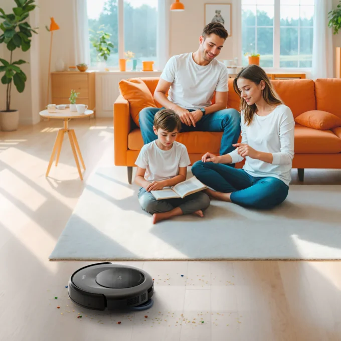 Plaunantis dulkių siurblys robotas Eufy OMNI C20 - Image 3