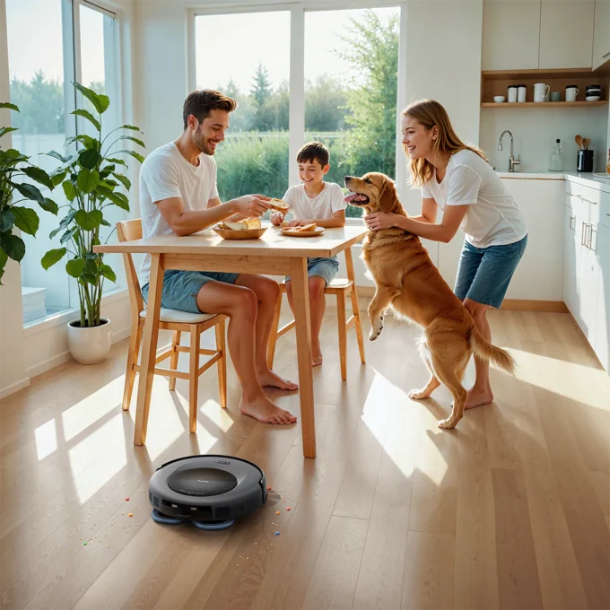 Plaunantis dulkių siurblys robotas Eufy OMNI C20 - Image 6